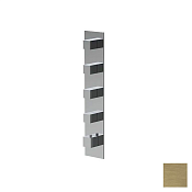 Almar High Flow Square Термостат для душа, внешняя часть на 4 потребителя, цвет: brushed high brass E180064.HB