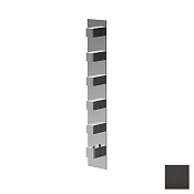 Almar High Flow Square Термостат для душа, внешняя часть на 5 потребит., цвет: polished deep black E180065.DB