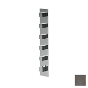 Almar High Flow Square Термостат для душа, внешняя часть на 5 потребителей, цвет: brushed gun metal E180065.GM