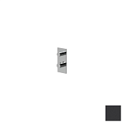 Almar High Flow Square Термостат для душа, внешняя часть на 1 потребитель, цвет: matt black E180071.MB