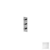 Almar High Flow Square Термостат для душа, внешняя часть на 2 потребителя, цвет: matt white E180072.MW