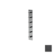 Almar High Flow Square Термостат для душа, внешняя часть, 5 потреб., цвет: brushed absolute black E180075.AB