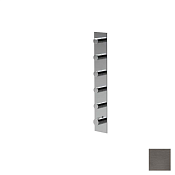 Almar High Flow Square Термостат для душа, внешняя часть на 5 потребителей, цвет: brushed gun metal E180075.GM