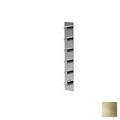 Almar High Flow Square Термостат для душа, внешняя часть на 5 потребителей, цвет: PVD polished gold E180075.GO