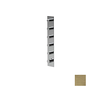 Almar High Flow Square Термостат для душа, внешняя часть на 5 потребителей, цвет: brushed high brass E180075.HB