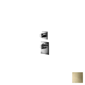 Almar High Flow Square Термостат для душа, внешняя часть на 1 потреб., цвет: PVD polished gold E180081.GO