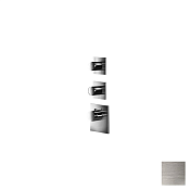 Almar High Flow Square Термостат для душа, внешняя часть на 2 потреб., цвет: nickel brushed E180082.NB