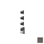 Almar High Flow Square Термостат для душа, внешняя часть на 3 потреб., цвет: PVD brushed gun metal E180083.GM