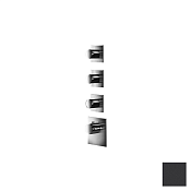 Almar High Flow Square Термостат для душа, внешняя часть на 3 потреб., цвет: matt black E180083.MB