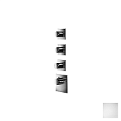 Almar High Flow Square Термостат для душа, внешняя часть на 3 потреб., цвет: matt white E180083.MW