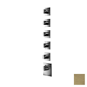 Almar High Flow Square Термостат для душа, внешняя часть на 5 потреб., цвет: PVD brushed high brass E180085.HB