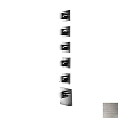 Almar High Flow Square Термостат для душа, внешняя часть на 5 потреб., цвет: nickel brushed E180085.NB