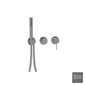 Almar Modular Round Смеситель для душа, внешняя часть на 2 потребителя, цвет: 316 brushed gun metal E180142.GM316