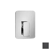 Almar Square Смеситель для душа, внешняя часть на 1 потребитель, цвет: PVD brushed absolute black E186511.AB