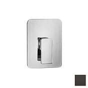 Almar Square Смеситель для душа, внешняя часть на 1 потребитель, цвет: PVD polished deep black E186511.DB