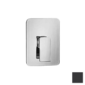 Almar Square Смеситель для душа, внешняя часть на 1 потребитель, цвет: matt black E186511.MB