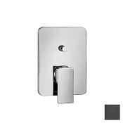 Almar Core Kuky Смеситель для душа, внешняя часть на 2 потребителя, цвет: PVD brushed absolute black E186512.AB