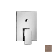 Almar Square Смеситель для душа, внешняя часть на 2 потребителя, цвет: PVD brushed copper E186522.CO