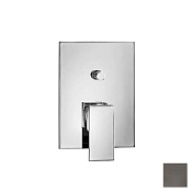 Almar Square Смеситель для душа, внешняя часть на 2 потребителя, цвет: PVD brushed gun metal E186522.GM