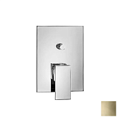 Almar Square Смеситель для душа, внешняя часть на 2 потребителя, цвет: PVD polished gold E186522.GO