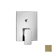 Almar Square Смеситель для душа, внешняя часть на 2 потребителя, цвет: PVD brushed high brass E186522.HB