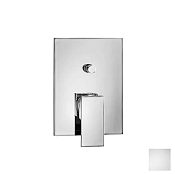 Almar Square Смеситель для душа, внешняя часть на 2 потребителя, цвет: matt white E186522.MW