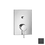 Almar Core Square Смеситель для душа, внешняя часть на 2 потребителя, цвет: brushed absolute black E186542.AB