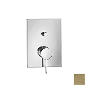 Almar Core Square Смеситель для душа, внешняя часть на 2 потребителя, цвет: PVD brushed high brass E186542.HB