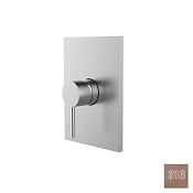 Almar Core Square Смеситель для душа, внешняя часть на 1 потребитель, цвет: 316 PVD brushed copper E186581.CO316