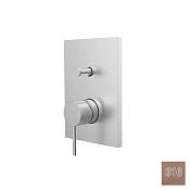 Almar Core Square Смеситель для душа, внешняя часть на 2 потребителя, цвет: 316 PVD brushed copper E186582.CO316