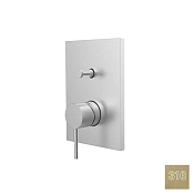Almar Core Square Смеситель для душа, внешняя часть на 2 потребителя, цвет: 316 brushed high brass E186582.HB316