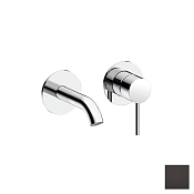 Almar Round Смеситель для раковины, внешняя часть, цвет: PVD polished deep black E210052.DB