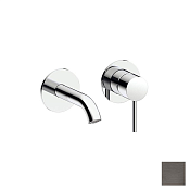 Almar Round Смеситель для раковины, внешняя часть, цвет: PVD brushed gun metal E210052.GM