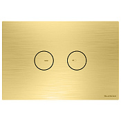 ArtCeram Inox Кнопка смыва для унитаза, нержавеющая сталь, цвет: латунь 715.000.HB