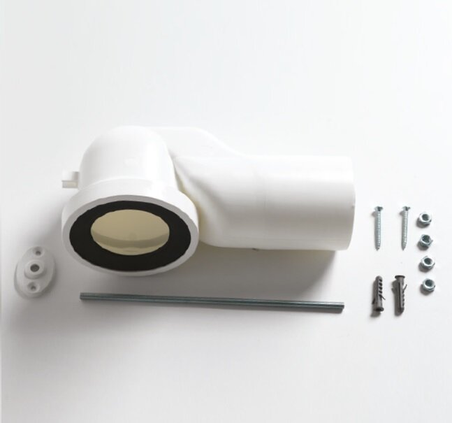 ArtCeram Переходник для унитаза в пол S-образный, цвет: белый ACA005