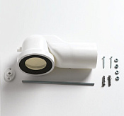 ArtCeram Переходник для унитаза в пол S-образный, цвет: белый ACA005