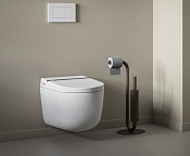 ArtCeram Bold Стойка напольная с ершиком и держателем бумаги, цвет: moka ACA083 56