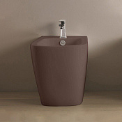 ArtCeram A16 Биде напольное 36x52 см, 1 отверстие, с переливом, с креплениями, цвет: brown tortora ASB002 40 00