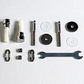 ArtCeram Chic Комплект петель для крышки-сиденья с микролифтом, цвет: chrome CHA002 71