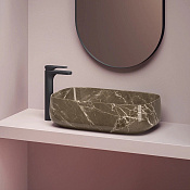 ArtCeram Cognac Раковина чаша 55x35x14,5h см, без перелива, покрытие Saniglaze, цвет: bronze amani COL003 49 34