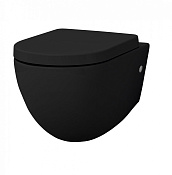ArtCeram File 2.0 Унитаз подвесной безободковый 37x52 см, цвет: glossy black FLV004 03 00