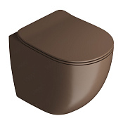 ArtCeram File 2.0 Унитаз приставной безободковый 37x52 см, цвет: brown tortora FLV005 40 00