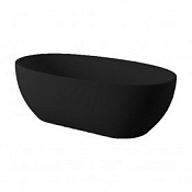 ArtCeram File 2.0 Ванна из Livingtec отдельностоящая 169x87 см, цвет: matt black FLW001 17
