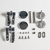 ArtCeram Hermitage Комплект петель для крышки-сиденья с микролифтом, цвет: chrome HEA001 71