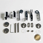 ArtCeram Hermitage Комплект петель для крышки-сиденья с микролифтом, цвет: bronze HEA111 72