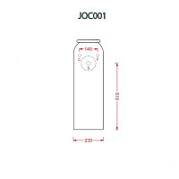 ArtCeram Jolie Пьедестал для раковины напольный, цвет: fard JOC001 97 00
