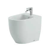 ArtCeram Monet Биде напольное 36x52 см, 1 отверстие, с переливом, с креплениями, цвет: glossy white MNB002 01 00