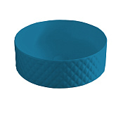 ArtCeram Rombo Раковина чаша d44x14,5h см, без перелива, цвет: blue avio OSL009 38 00