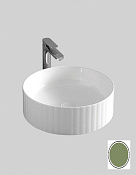 ArtCeram Millerighe Раковина чаша d44x14,5h см, без перелива, цвет: green salvia OSL010 44 00