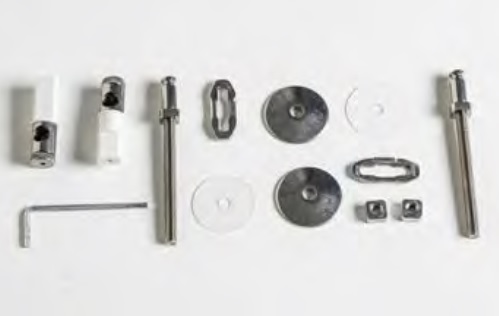 ArtCeram Ten Комплект петель для крышки-сиденья, цвет: chrome TEA004